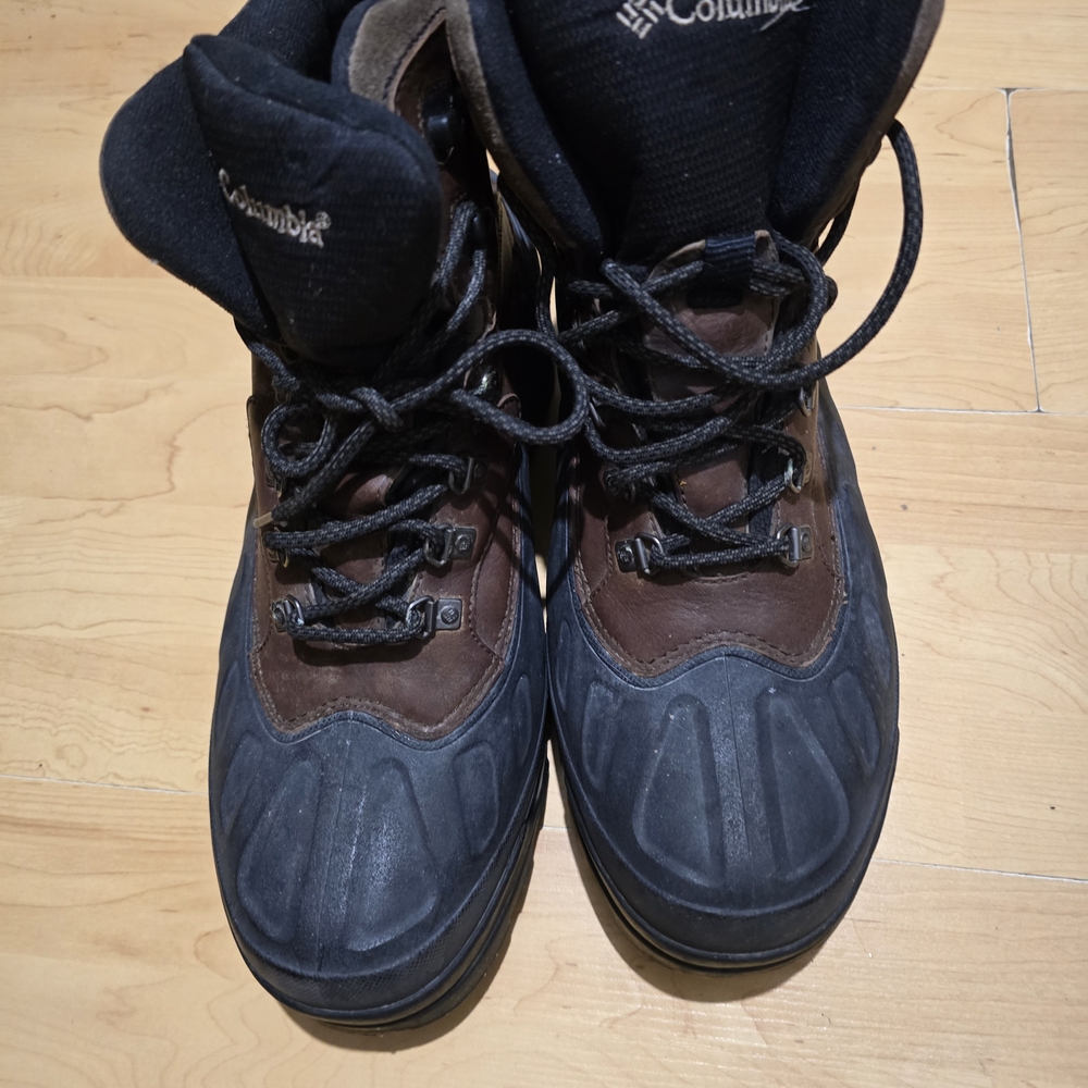 Columbia Black and Brown Outdoor Boots